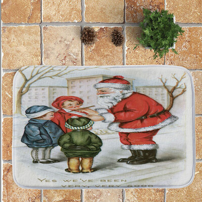 

Toponeto Merry Christmas Welcome Doormats Indoor Home Carpets Decor 40x60CM