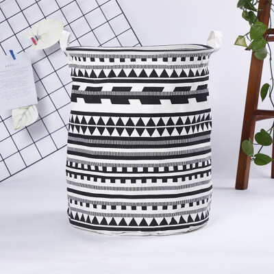 

Toponeto Cotton Linen Waterproof PE Coating Storage Basket Sundries Storage Box