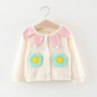 

Cotton Sweater Top Baby Girls Cardigan Autumn Coat Baby Children Clothing Girls Knitted Cardigan Sweater Kid Spring Clothes