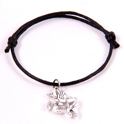 

Retro Pure Hand Production Wax Weaving Unicorn Bracelet Gift for Children