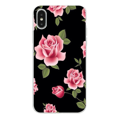 

TPU Soft Phone Case for Huawei Y3 2018 Huawei Y3 2017 Back Cover Rose butterfly flower cat dog style