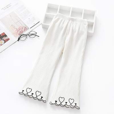 

Kids Leggings Autumn Girls Leggings Children Cute Stretchy Warm Heart-shaped print Trousers Bottoms Candy Girls Pants 25