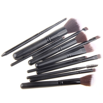 

Professional 12 Pcslot Make Up Brushes Set Foundation Face&Eye Powder Blusher Cosmetics Makeup Brush Pincel Maquiagem