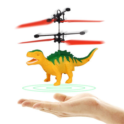 

Tailored Hand Flying Dinosaur LED Mini Induction Suspension RC Aircraft Flying Toy Drone