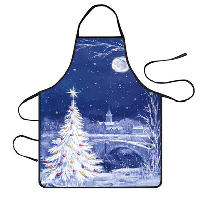 

Tailored Christmas Decoration Waterproof Apron Kitchen Aprons Dinner Party Apron