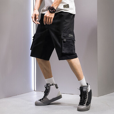 

Gobestart Mens Sport Pure Color Button Casual Loose Sweatpants Drawstring Short Pants