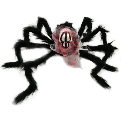 

Toponeto Halloween Bar KTV Bubble Simulation Ghost Head Plush Spider Home Garden Decor
