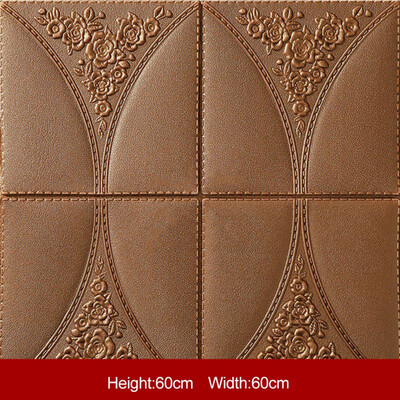 

3D Self-adhesive Wall Stickers Anti-collision Wall Stickers For Children Waterproof Foam Wallpaper