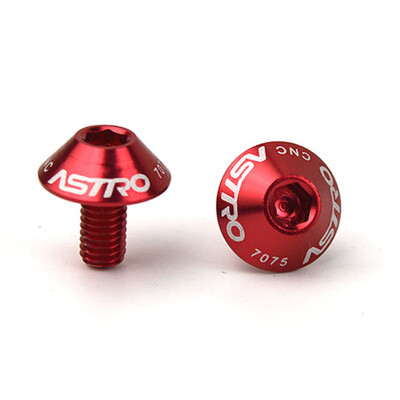 

2pcs Bottle Cage Holder Screws Aluminum Alloy MTB Bicycle Road Bike M512 Bolts