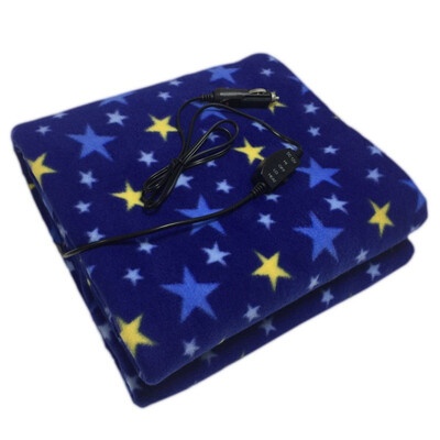 

12V Electric Blanket Car Travel Blanket Dot Plush Heating Throw Blanket hermostat Electric Heating Blanket Electric Heating