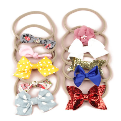 

New 10Pcs Baby Cute Girls Rabbit Ears Design Headband Headwear Apparel Photography Prop Party Gift