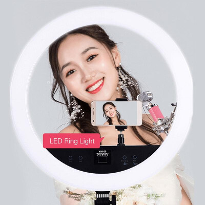 

YONGNUO YN808 22 Inch Large LED Video Ring Light Studio Photography Lamp 48W Dual LED Display 3200K5500K Bi-Color Temperature Dia