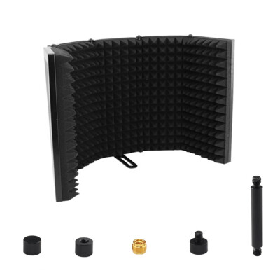 

Recording Microphone Wind Screen Board Sound-absorbing Cover Microphone Sound Insulation Screen Sound-proof Plate