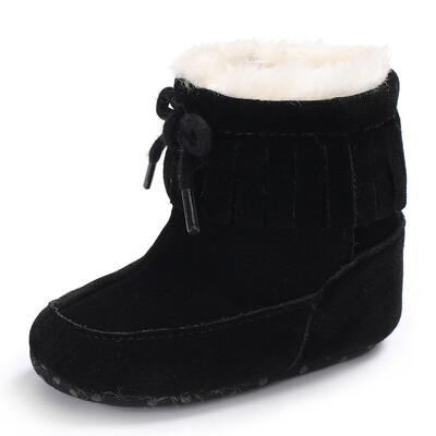 

Fashion Toddler Girls Cut Bowknot Warm Shoes Baby Girls Autumn Winter Shoes Newborns First Walker Fashion Snow Boots j2