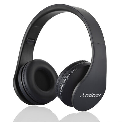 

Andoer Bluetooth Headphone Wireless Stereo Bluetooth 41 Headset w Mic