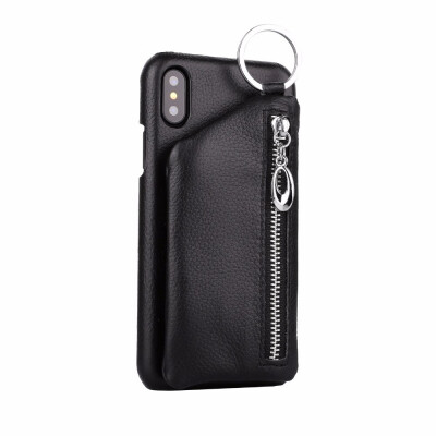 

New Arrival 2018 Luxury Genuine Leather Wallet Cell Phone Case for iphone X