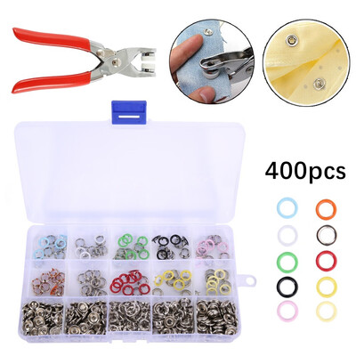 

95mm Metal Ring Poppers Multicolor Open Press Snap Fasteners Stud Button 100pcs