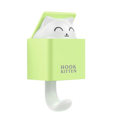 

Gravity Induction Clothing Storage Hook Cute Cat Clothing Storage Hook ABS Key Storage Hook Household Storage Hook For Wall