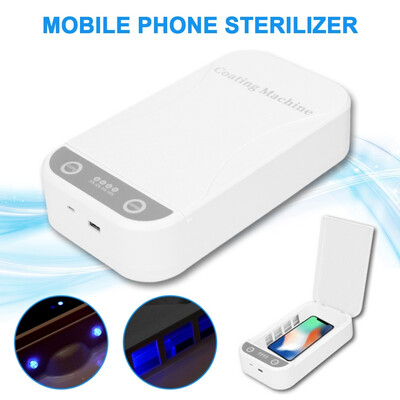 

Cell Phone Sterilizer UV Sanitizer Cleaner Box USB Charging UV Light Disinfector
