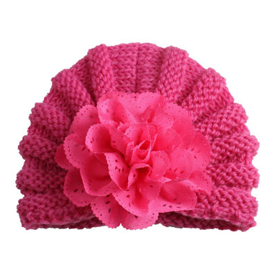 

Newborn baby hat Flower Bowknot baby cap Infant Girls autumn hats Hospital Cap Soft Cotton Toddler Knit newborn baby photo prop