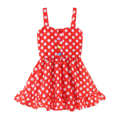 

2019 Toddler Kids Stripes Print Dress Infant Baby Girls Slim Sling Dress Clothes Children Summer Sweet Princess Dress