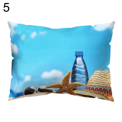 

Fresh Starfish Shell Throw Pillow Protector Case Cushion Cover Bedding Articles