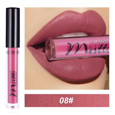 

9 Colors Matte Velvet Lip Gloss Lipstick Makeup Cosmetics Waterproof Long-lasting Moisturizer Lipgloss