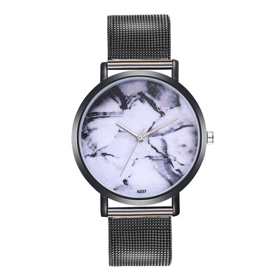 

〖Follure〗Woman Fashion Plant Pattern Alloy Steel Strap Analog Quartz Round Watch