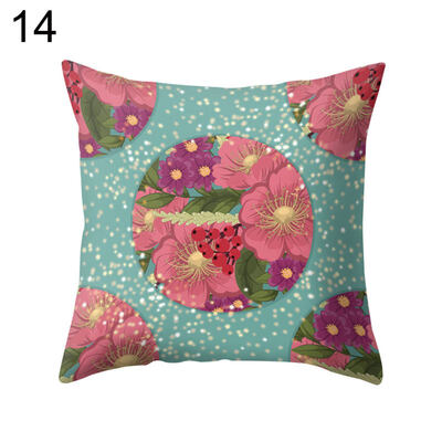 

Flower Cactus Flamingo Watermelon Pillow Case Cushion Cover Sofa Car Cafe Decor