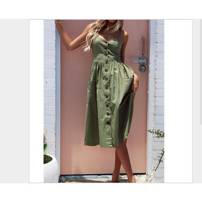 

Carolilly Sexy Chic Long Dress And Woman Sleeveless Strapless with Printed Flowers