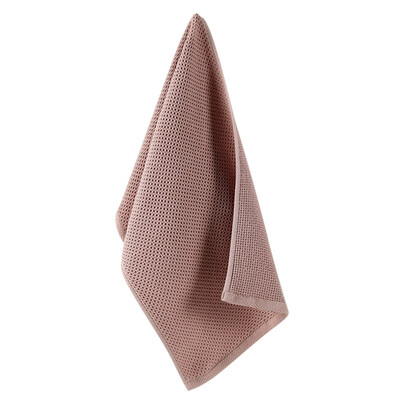 

4 Colors High Absorbent Face Towel Thick Cotton Honeycomb Mesh Solid Bath Towel Japanese Style Product For Quick Dry Soft