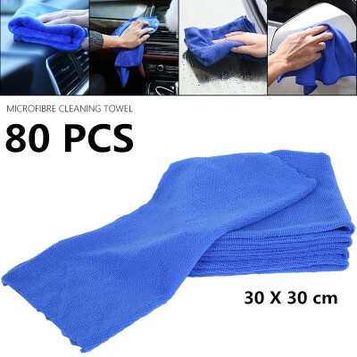 

Newest Practical 5-80Pcs Microfiber Washcloth Auto Car Care Cleaning Towels Soft Cloths Tool