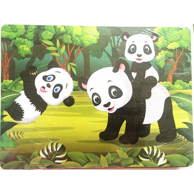 

Gobestart Wooden Animal Puzzle Jigsaw Blocks Kid Learing Educational Toy