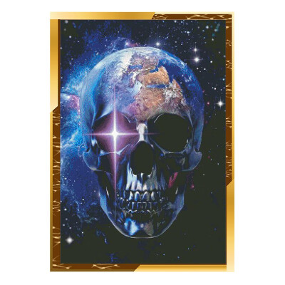 

100 5D DIY Diamond paintings Mosaic Wall Sticker space skull Cross Suitable for Home Puzzle birthdayweddinggardenDecor