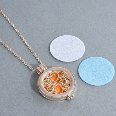 

DIY Hollow Vintage Aromatherapy Perfume Essential Oils Necklace Necklace Pendant Dream Catcher Necklace