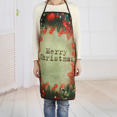 

Gobestart Christmas Decoration Waterproof Apron Christmas Dinner Party Apron