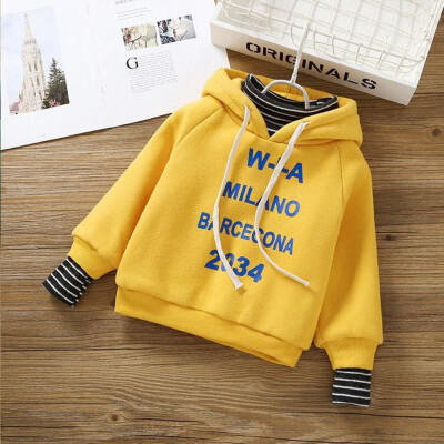 

Children Hoodies Sweatshirts Kids Hoodies Sweatshirts Girls Boys Warm T-shirt Letter Casual Kids Clothes 3-7 Y