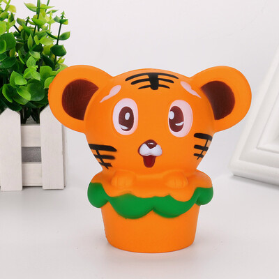 

YIWULAHamburger Tiger Squishy Slow Rising Cream Scented Decompression Toys