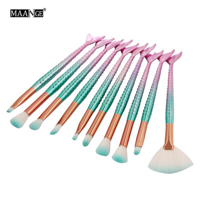 

6Pcs10pcs Makeup Brushes Make Up Foundation Eyebrow Eyeliner Blush Cosmetic Concealer Brushes
