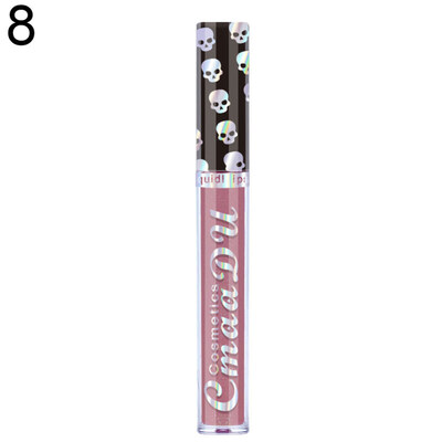 

CmaaDu Skull Glitter Waterproof Long Lasting Matte Lipstick Nude Lip Makeup