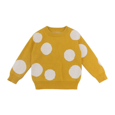 

Children Baby Sweaters Dot Boys Sweaters Winter Girls Sweaters Knit Kids Pullover Casual Boys Clothing 1-6 Years