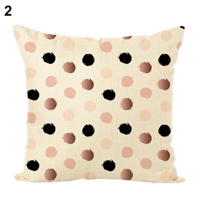 

45x45cm Colored Drawing Pillow Case Cushion Cover Home Cafe Sofa Car Decoration