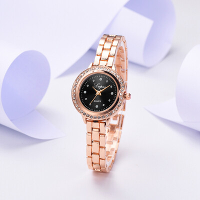 

〖Follure〗Fashion Dial Small And Exquisite Dial Simple Alloy Strap Ladies Bracelet Watch