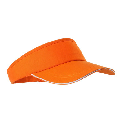 

2019 Empty Top Hat Solid Color Men And Women Sports Tennis Cap No Top Visor Tennis Beach Hat Outdoor Sports