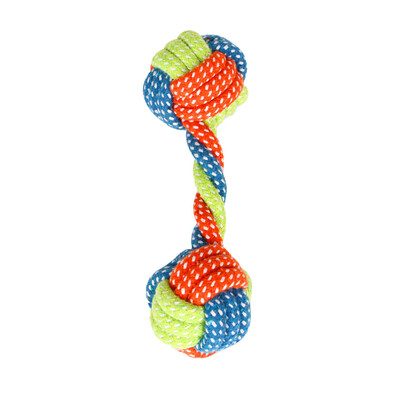 

Gobestart Dog Toy Chews Cotton Rope Knot Ball Grinding Teeth Pet Toys Large Small Dogs