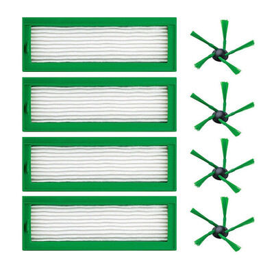 

Gobestart Parts Side Brush Hepa Filters for Vorwerk Kobold VR200 VR-200 Vaccum Cleaner