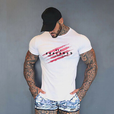 

Toponeto Men Casual Summer Print Short Sleeve O-Neck T-Shirt Tops Blouse