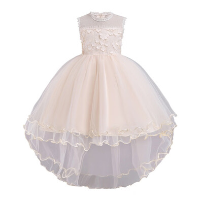 

Lace Baby Dresses Girls Kids Evening Party Dresses For Birthday Christmas Gift Toddler Girl Clothes Age Size 2-14 Years