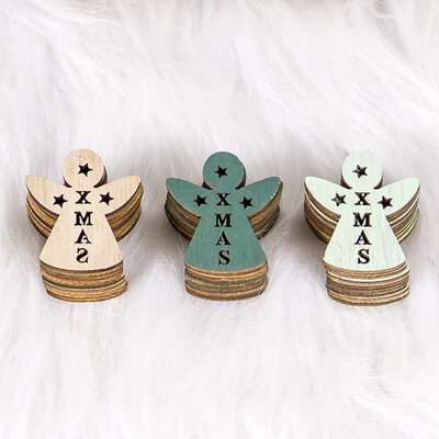 

Christmas Wooden Painted Hollow Christmas Tree DIY Decorations