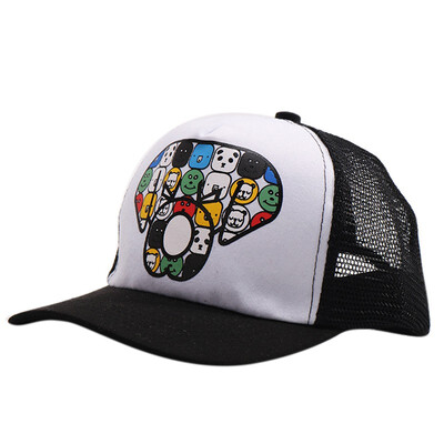 

New Summer Boys Girls Baseball Cap Toddler Children Cartoon Printed Tennis Casual Hip Hop Sun Snapback Caps